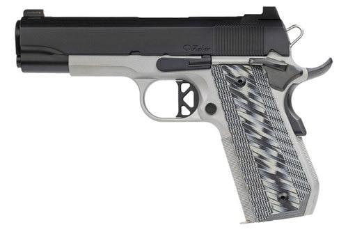 Dan Wesson V-Bob .45 ACP, 4.25" Barrel, Tritium Front, Serrated Rear, 2-Tone, 8rd