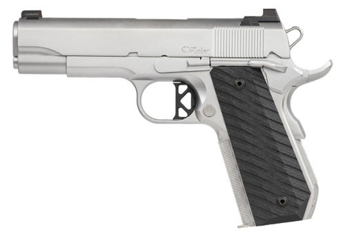 Dan Wesson V-Bob .45 ACP, 4.25" Barrel, Tritium Front, Serrated Rear, Stainless, 8rd