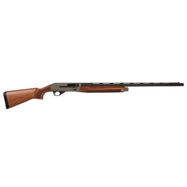 CZ-USA 06375 1012 G2 Full Size 12 Gauge Semi-Auto 3" 4+1 28" Matte Black Vent Rib Barrel, Gray Stainless Steel Drilled & Tapped Receiver, Fixed Turkish Walnut Stock, Right Hand