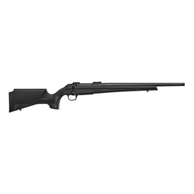CZ-USA 07418 600+ Alpha 30-06 Springfield 5+1 20" Black Nitride Threaded Barrel, Black Nitride Aluminum Receiver w/Weaver Rail, Black Soft Touch Fixed Polymer Stock
