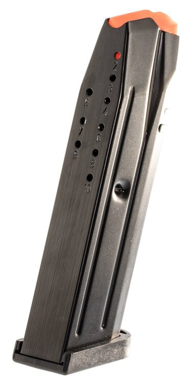 CZ Magazine, 9mm, 10rd, Fits Full Size CZ P10 and Reverse Compatible with P09, Black