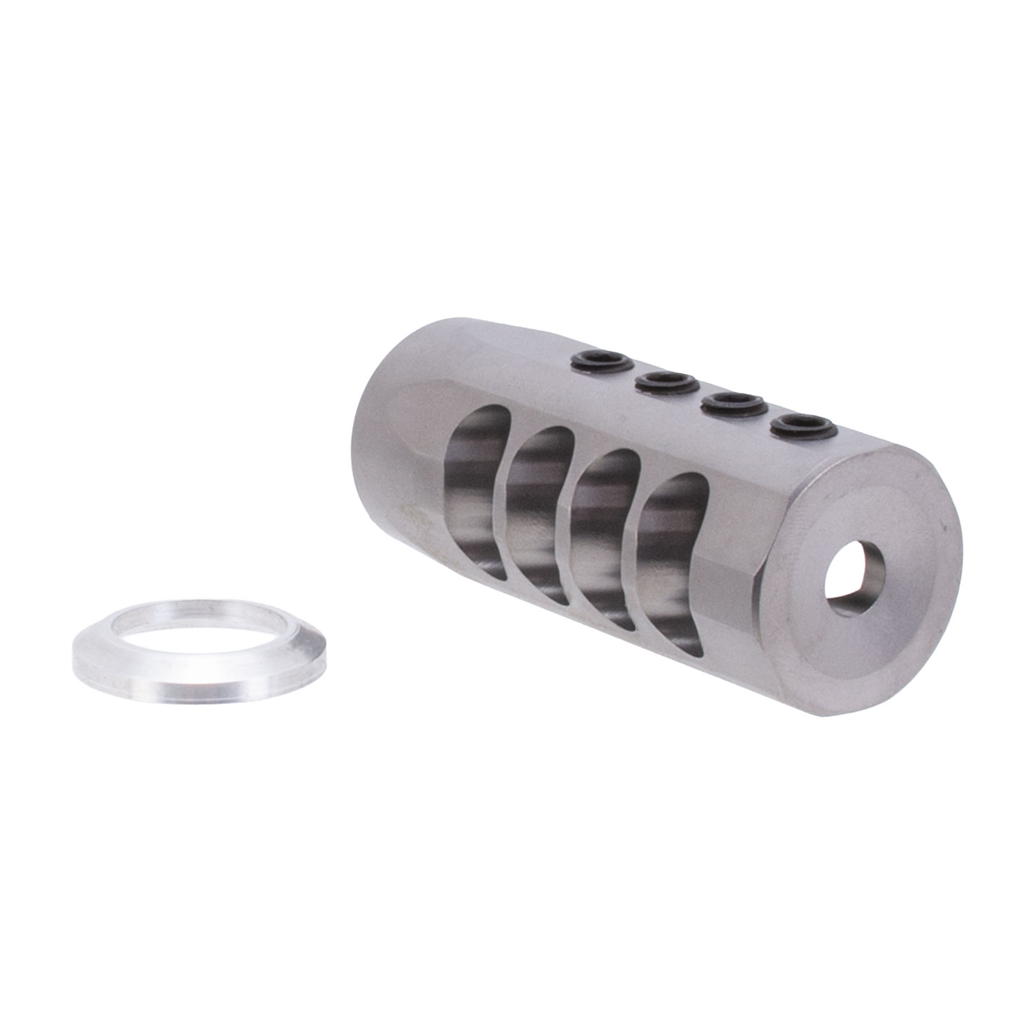 Christensen Arms Adjustable Side Baffle Brake, Titanium .223 cal, 1/2-28 Thread