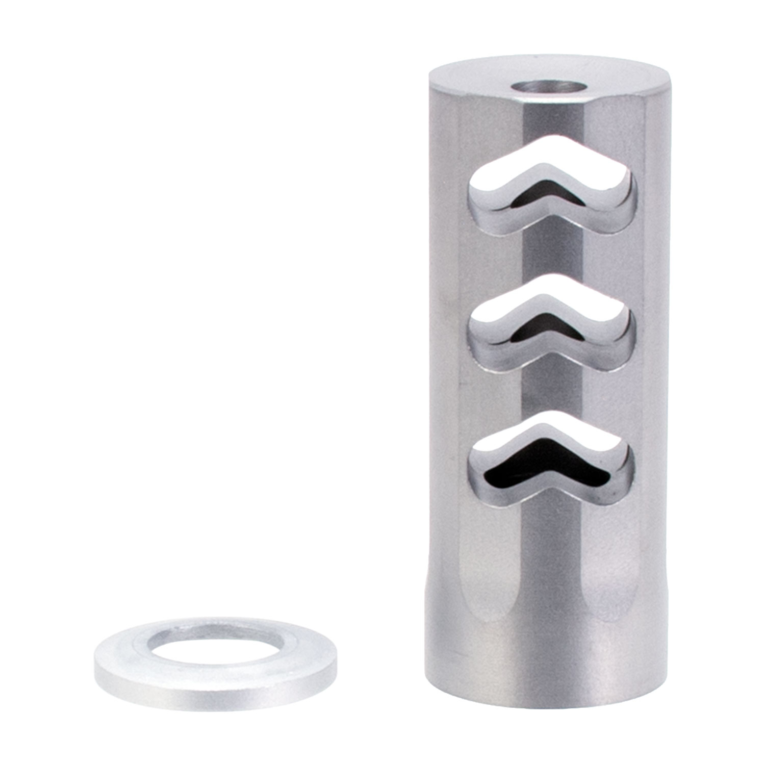 Christensen Arms Stainless Steel RFR Brake, .22 cal. 1/2-28 Threads, Stainless