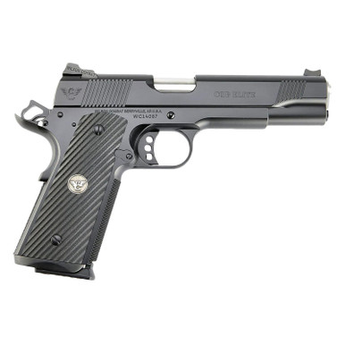 Wilson Combat CQBEFS-5 CQB Elite 45 ACP 8+1 5" Black Armor Stainless Steel G10 grip
