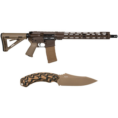 Diamondback DB175AK131 DB15 Sports South Exclusive 5.56 NATO 30rd 16" Black Nitride 7075-T6 Aluminum Receiver 15" M-LOK Handguard Brown Flat Dark Earth Magpul Grip
