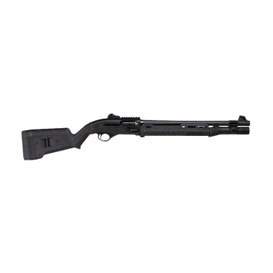 Langdon Tactical Tech LTT1301ZMBLK Beretta 1301 3" 7+1 18.50" Black Anodized Aluminum Receiver, Black Magpul Polymer Stock, Modified Magpul Zhukov Forend