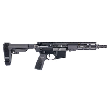 Geissele Automatics 08-518B Super Duty Mod 1 300 Blackout 8" Black Threaded Barrel, Black Aluminum Receiver w/Picatinny Rail, Synthetic SB Tactical SBA3 Brace, Black A17 Grip