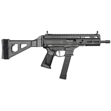 Grand Power 810091152850 Stribog SP9A3G 9mm Luger 8" Black, SB Tactical Brace