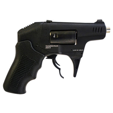 Standard Mfg S333GENIII Thunderstruck Gen III 22 WMR 8rd Shot 2.25" Black Double Barrel Black Hardcoat Anodized Aluminum Frame Black Cylinder Black Finger Grooved Polymer Grips