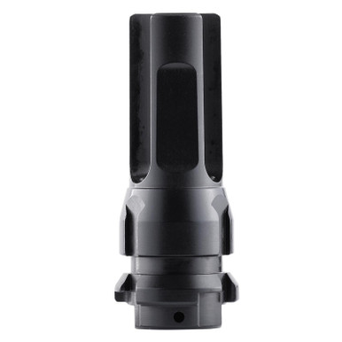 Dead Air DA302 Flash Hider Black with 5/8"-24 tpi Threads & 2.70" OAL for 7.62mm Sandman Series, KeyMod Equipped Nomad-30 & Primal Suppressors