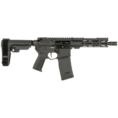 CMMG 30AF20AAB Banshee MK4 300 Blackout 30+1 8" Black Nitride Medium Taper Threaded Barrel, EML 7" M-LOK Handguards, Black Armor Cerakote Aluminum Picatinny Rail Receiver, CMMG Zeroed Grips