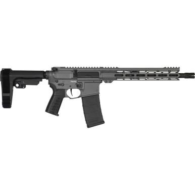CMMG 30AB20FTNG Banshee MK4 300 Blackout 30+1 12.50" Black Nitride Medium Taper Threaded Barrel, EML 7" M-LOK Handguards, Tungsten Cerakote Aluminum Picatinny Rail Receiver, CMMG Zeroed Grips
