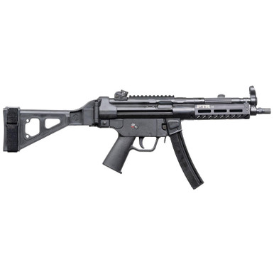 PTR 9CT BR 9mm Luger 30+1 8.86" Black Nitride 3-Lug Threaded Barrel, M-LOK Handguard, Black Parkerized Aluminum Picatinny Rail Receiver, SB Tactical Brace