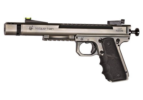 Volquartsen Scorpion .22 LR, 6" Barrel, 1911 Style Target Frame, Battleworn Finish
