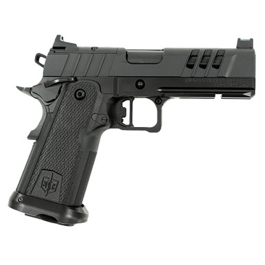 MAC 12500014 9 DS 9mm Luger 17+1 4.25" Black QPQ Bull Barrel, QPQ Tenifer Cerakote Optic Cut/Serrated Steel Slide, QPQ Tenifer Cerakote Steel Frame w/Accessory Rail & Beavertail, RMR Footprint
