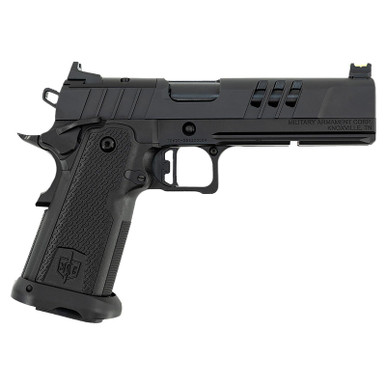 MAC 12500011 9 DS-D 9mm Luger 17+1 5" Black QPQ Bull Barrel, QPQ Tenifer Cerakote Optic Cut/Serrated Steel Slide, QPQ Tenifer Cerakote Steel Frame w/Accessory Rail & Beavertail