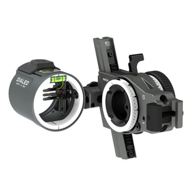 Dialed Archery Hunting Sight Prüf Picatinny 3H Three Pin Horizontal .010 RH Sage