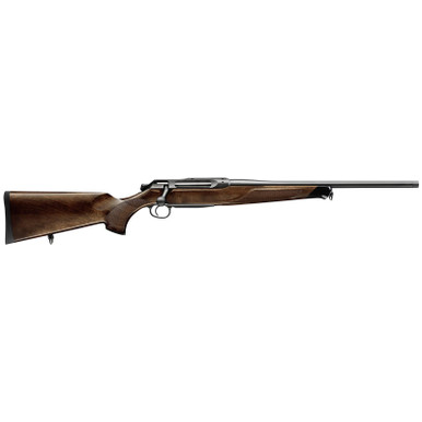 Sauer 80117095 505 Lux Full Size 6.5 Creedmoor 3+1 22" Matte Blued Threaded Barrel, Matte Blued Saddle Mount Steel Receiver, Grade 5 Wood Fixed Stock