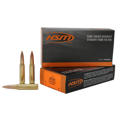HSM 3085N Match Subsonic 308Win 175gr Hollow Point Boat Tail 20 Per Box/25 Case