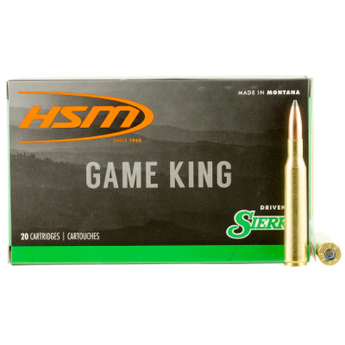 HSM 27013N Game King 270 Win 150 gr Sierra GameKing Spitzer Boat Tail 20 Per Box/ 20 Case
