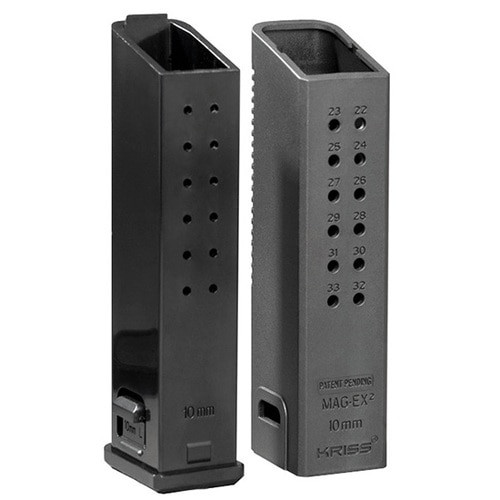 Kriss Vector Mag Extension 45 ACP, Black, 17rd