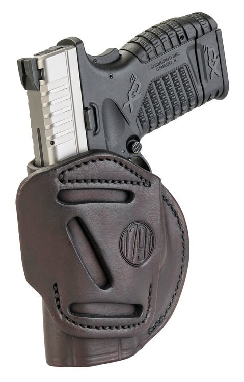 1791 Gunleather 4 Way Glock 26/27/28/29/30/33/39, Sig P228/239, Spring XDS/XDE/XD9/40, Taurus G2/G2c/709 Slim, Walther PPS/CCP Steerhide, Signature Brown