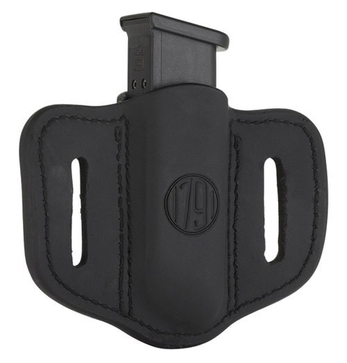 1791 Gunleather Mag-1.2-SBL Single Mag Double Stack Black