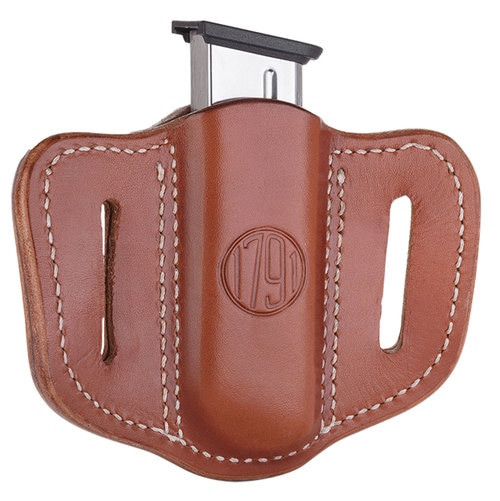 1791 Gunleather Mag-1.1-CBR Single Mag Single Stack C, Brown