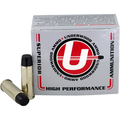 Underwood Ammo 723 Gas Check 44RemMag 305gr Hard Cast Long Wide Nose 20 Per Box/10 Case