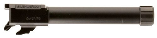 SilencerCo Threaded Barrel, 9mm, For H&K VP9, Black 1/2 x 28, Includes Thread Protector
