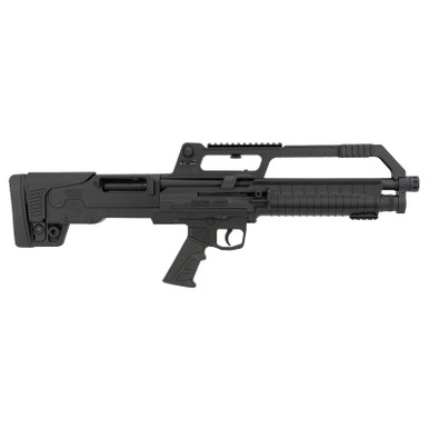 Escort HEBA20180001 BullTac SA 20 Gauge Semi-Auto 3" 5+1 18" Black Stainless Steel Barrel, Black Aluminum/Polymer Receiver w/Picatinny Rail, Black Bullpup Synthetic Stock, Black Grip