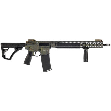 Daniel Defense DDM4 V9 *CA Compliant 5.56 NATO 10+1 16" Crocodile Rattlecan Threaded Barrel, Crocodile Rattlecan Picatinny Rail Aluminum Receiver, DD Buttstock Black Polymer Stock, Black Polymer Grip