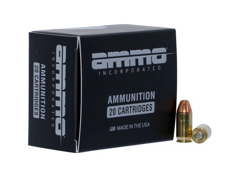 Ammo Inc 380 Auto 90gr, Jacketed Hollow Point , 20rd Box