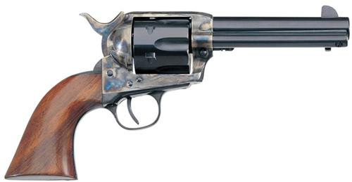 Taylor's 1873 Single Cattleman 45LC 5.5" 6rd Walnut Grip Blued, CH Frame
