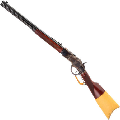 Taylors & Company 550240COM 1873 Comanchero 45 Colt (LC) Caliber with 10+1 Capacity, 18" Blued Barrel, Color Case Hardened Metal Finish & Walnut Straight Stock Right Hand (Full Size)