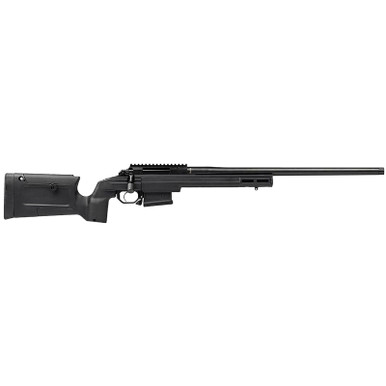 Aero Precision APBR01030002 SOLUS Bravo 6.5 Creedmoor 5+1 22" Threaded Sendero Profile, Black, Fully Adjustable KRG Bravo Chassis, Single Stage Trigger, Scope Mount