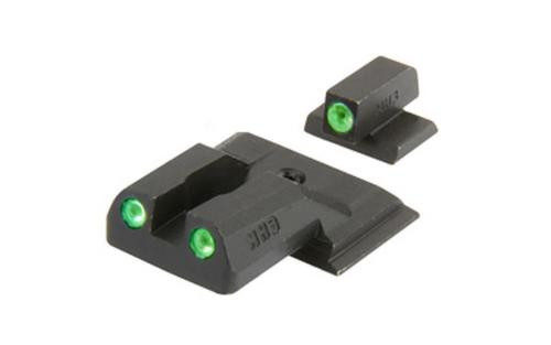 Meprolight Tru-Dot Tritium Sights S&W M&P Shield Tritium Green Tritium Gr