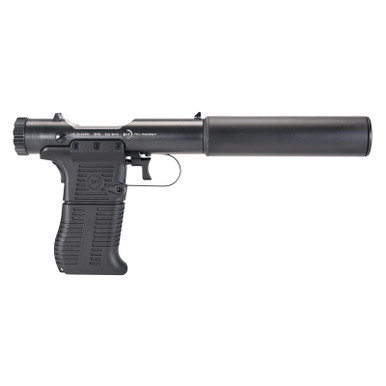 B&T Firearms 410110 Station Six 45 ACP Bolt Action 7+1 3.50" Barrel/5.10" Suppressor, Black Hard Coat Anodized Finish, Black Pre-Scored Grips