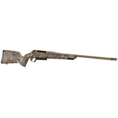 Christensen Arms 8011501900 Evoke Full Size 300 Win Mag 4+1 22" Flat Dark Earth Cerakote #4 Contour Threaded Barrel, Mossy Oak Bottomland Fixed Hybrid Hunter w/Picatinny Rail Synthetic Stock