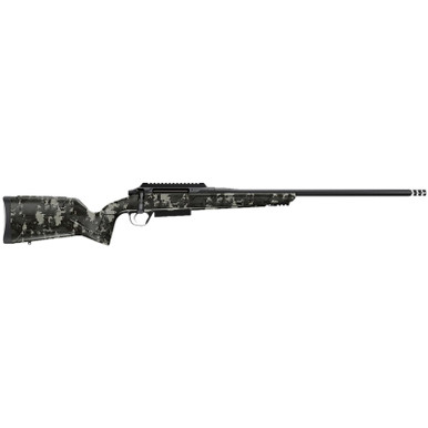 Christensen Arms 8011503701 Evoke Hunter 7mm BC 3+1 20" Black Cerakote Button Rifled/Threaded Barrel, Black Cerakote Picatinny Rail Steel Receiver, Adjustable Multi-Tone Green Polymer Stock