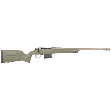 Christensen Arms 8011505500 Evoke Hunter 25 Creedmoor 4+1 22" Smoked Bronze Cerakote Threaded Barrel, Smoked Bronze Cerakote Drilled & Tapped Receiver, OD Green Fixed Synthetic Stock
