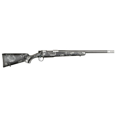 Christensen Arms 8010659800 Ridgeline FFT 22 Creedmoor 4+1 24" Carbon Fiber Threaded Barrel, Stainless Steel Drilled & Tapped Receiver, Carbon w/Gray Accents Sporter FFT Carbon Fiber Stock