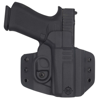 C&G Holsters 0060100 Covert OWB Black Kydex Belt Loop Glock 43/43X/MOS