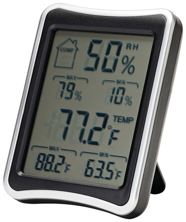 Snapsafe Hygrometer, Temp, Humidity Min Max