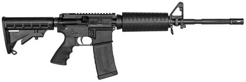 Rock River LAR-15 Entry Tactical 223/5.56, 16" Chrome Lined Barrel, 6 Position Black Stock, Black, 30rd Mag