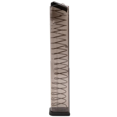 ETS Group SMKGLK2030 Pistol Mags 30rd Extended 10mm Auto Compatible w/Glock 20/29/40 Smoke Polymer