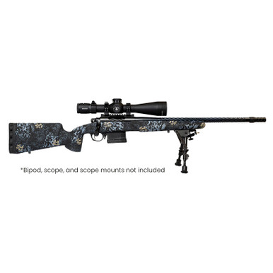 Horizon Firearms RF017S232414T19 Vandal Prime 300 PRC 24" Black Spiral Fluted Threaded Barrel, Drilled & Tapped Receiver, Textured Iota EKO Carbon Fiber Stock