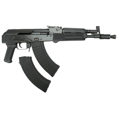 Pioneer Arms AK0031FTPROP Hellpup Pro 7.62x39mm 30+1 11.73" Black Threaded Barrel, Receiver w/Black Side Mounted Optic Rail, Rear Picatinny Rail, Black Polymer Forend, Black Plastic Grip, Right Hand
