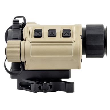 InfiRay Outdoor RH25V2 RICO Micro V2 640 Thermal Weapon Sight Tan 1x25mm Multiple Reticle 640x480, 12 Microns, 60Hz Resolution, Zoom 1x/2x/4x