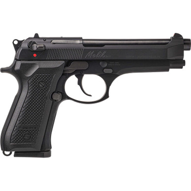 Derya Firearms 10LMELIK9TR Melik 9mm Luger 17+1 4.90" Black Melonite Steel Barrel, Black Melonite Serrated Steel Slide, Black Aluminum Frame, Black Polymer Grip